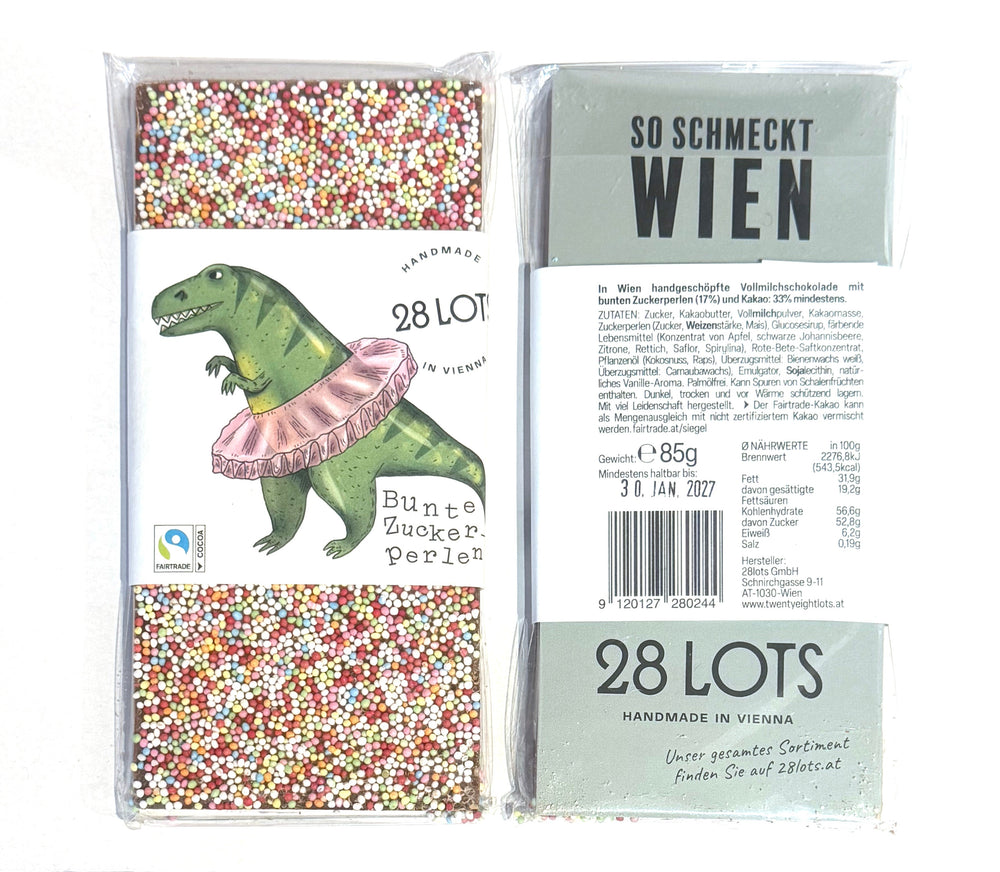 28lot Schokolade | Bunte Zuckerperlen bei Nauli and Stories