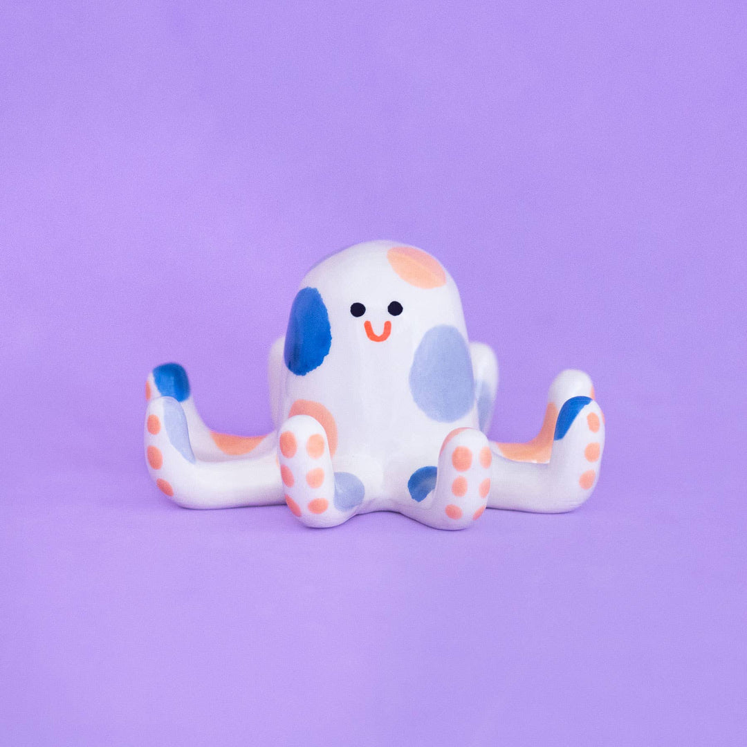 Ana Seixas Skulptur Keramikskulptur | Schmuckhalter Oktopus bei Nauli and Stories
