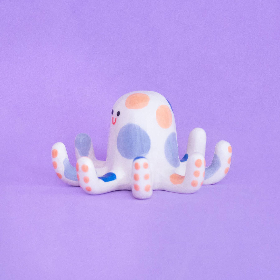 Ana Seixas Skulptur Keramikskulptur | Schmuckhalter Oktopus bei Nauli and Stories