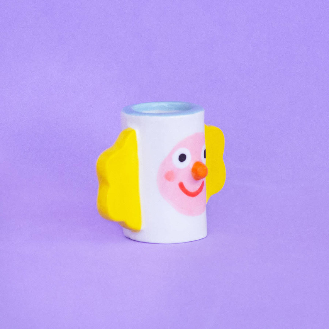 Ana Seixas Little Clown Candle Holder / Ceramic Vase bei Nauli and Stories