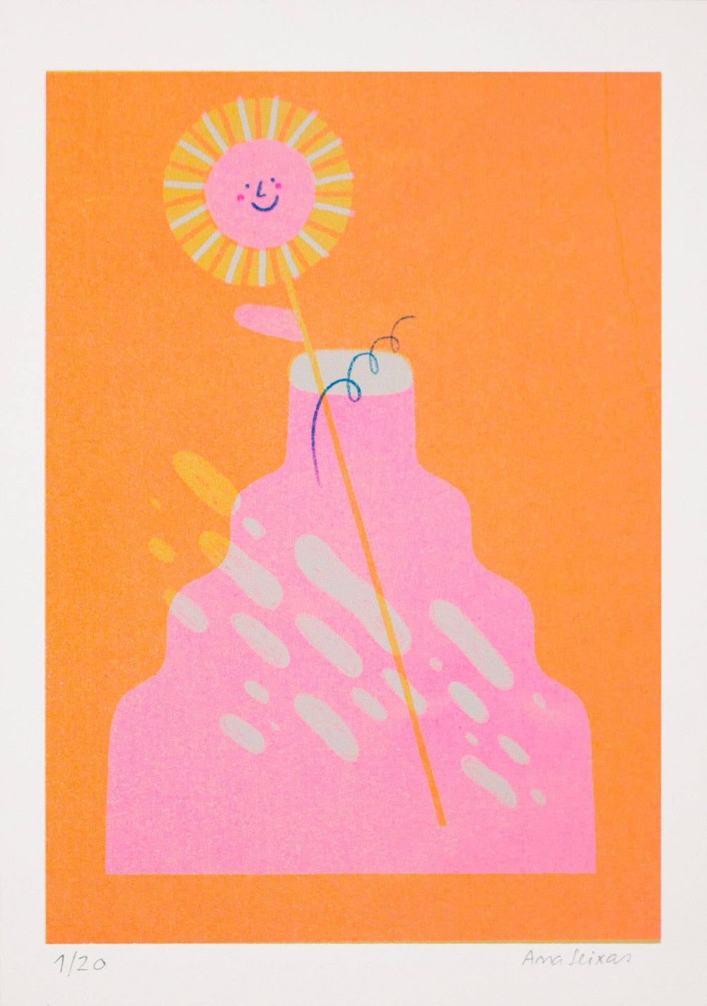 Ana Seixas Risographie Druck A5 | Subtileza bei Nauli and Stories