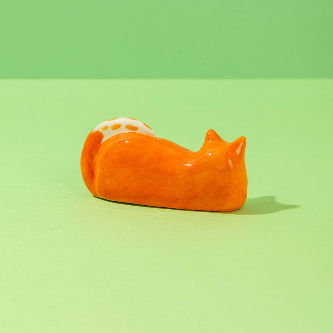 Ana Seixas Skulptur Kleine Keramikskulptur  |  Orangener Fuchs bei Nauli and Stories
