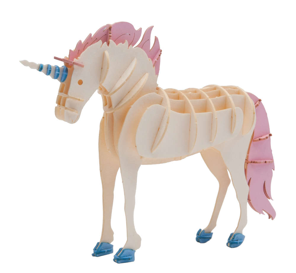 3D-Bastelset Einhorn Bastelset bei Nauli and Stories