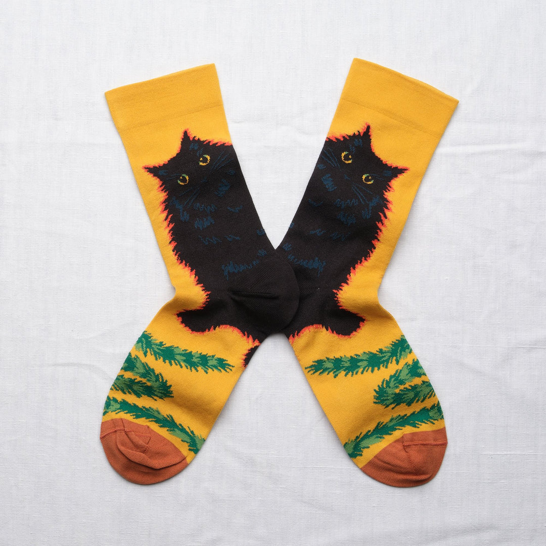 Bonne Maison Baumwollsocken Socken Buttercup Cat von Bonne Maison bei Nauli and Stories