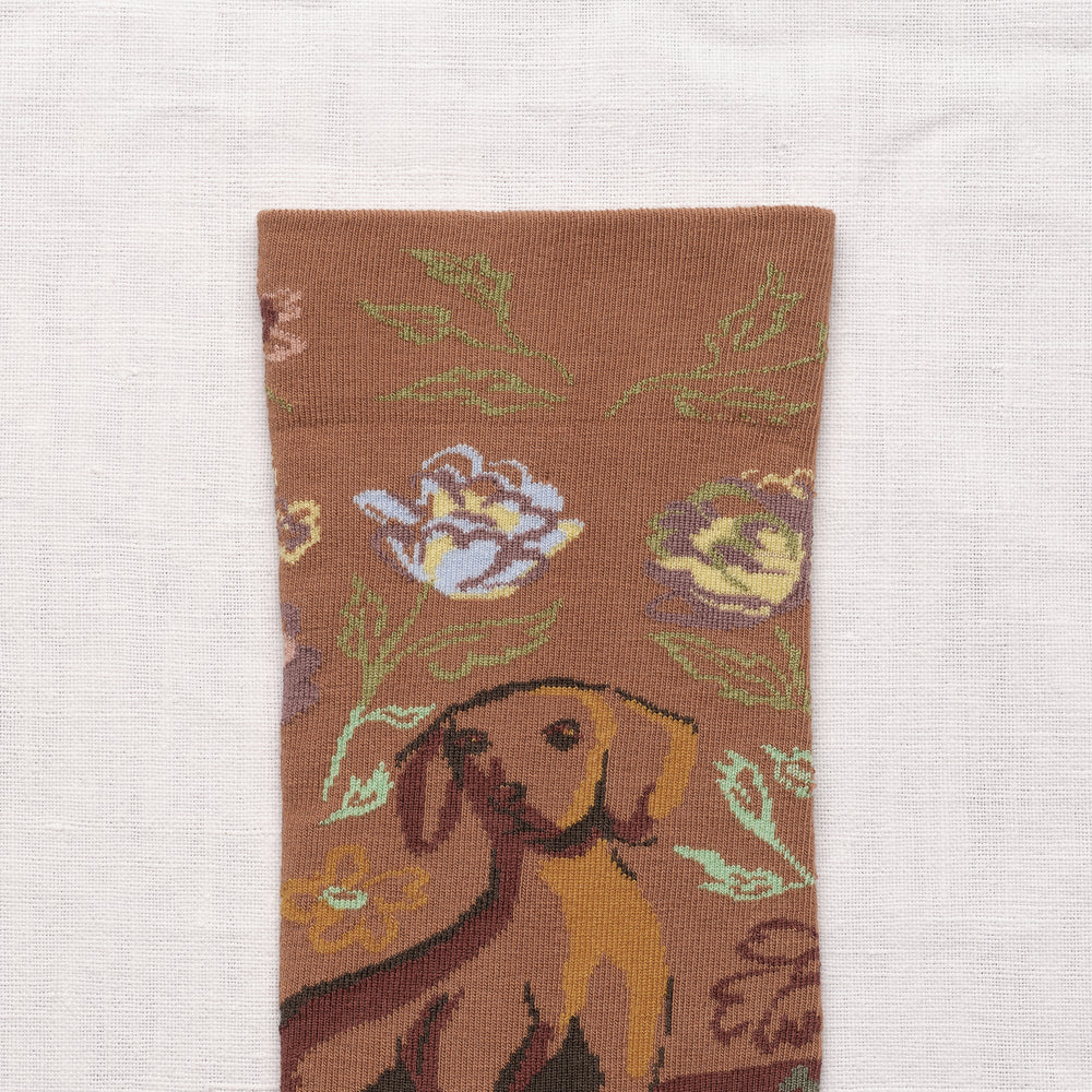 Bonne Maison Baumwollsocken Socken Caramel Dog von Bonne Maison bei Nauli and Stories