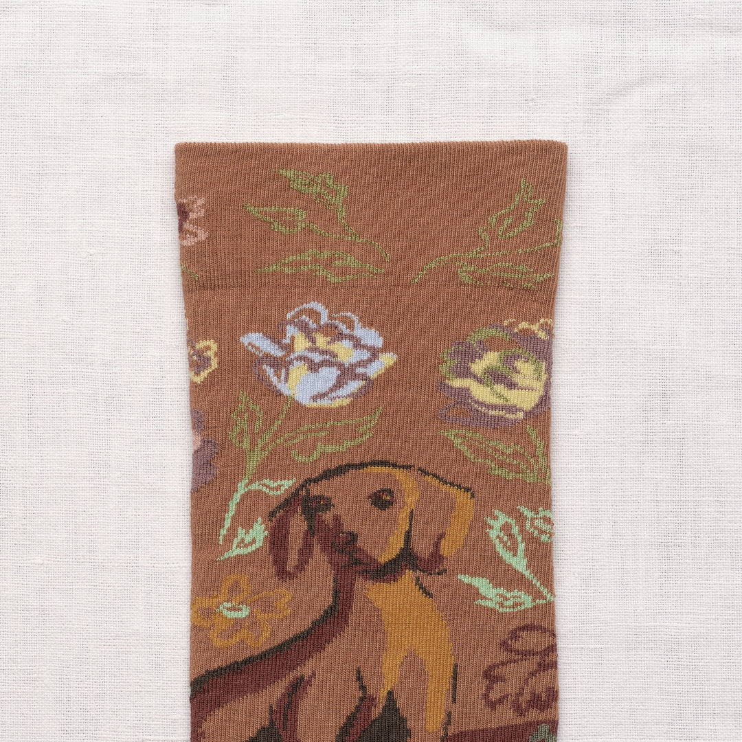 Bonne Maison Baumwollsocken Socken Caramel Dog von Bonne Maison bei Nauli and Stories