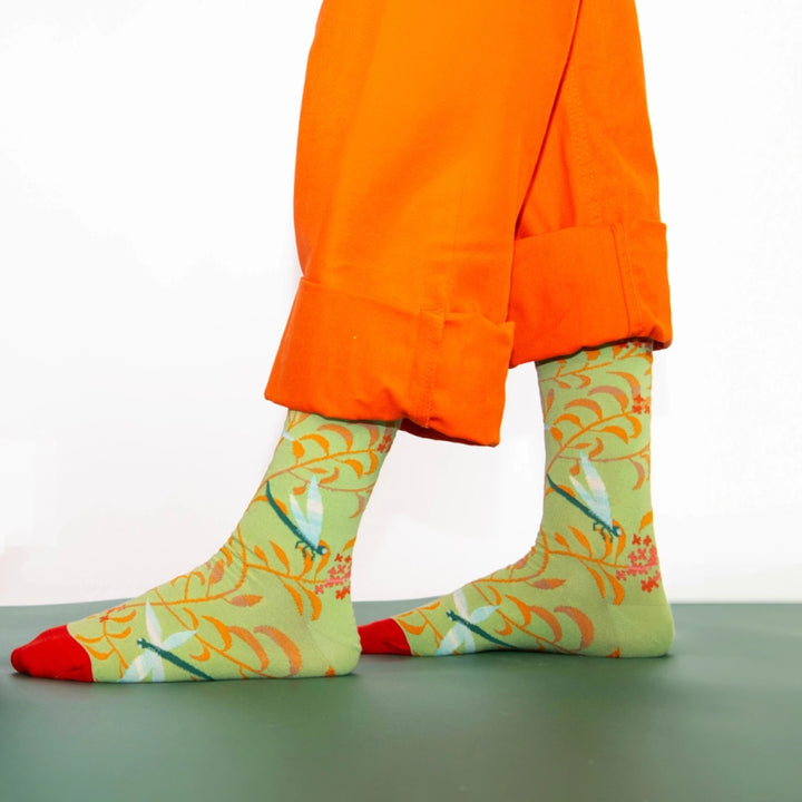 Bonne Maison Socken Socken Libelle Lime von Bonne Maison bei Nauli and Stories
