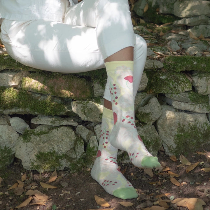 Bonne Maison Socken Socken Pavlova hellgelb von Bonne Maison bei Nauli and Stories