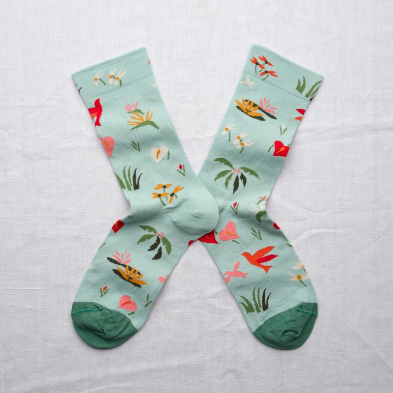 Bonne Maison Socken Socken Semis Aqua von Bonne Maison bei Nauli and Stories