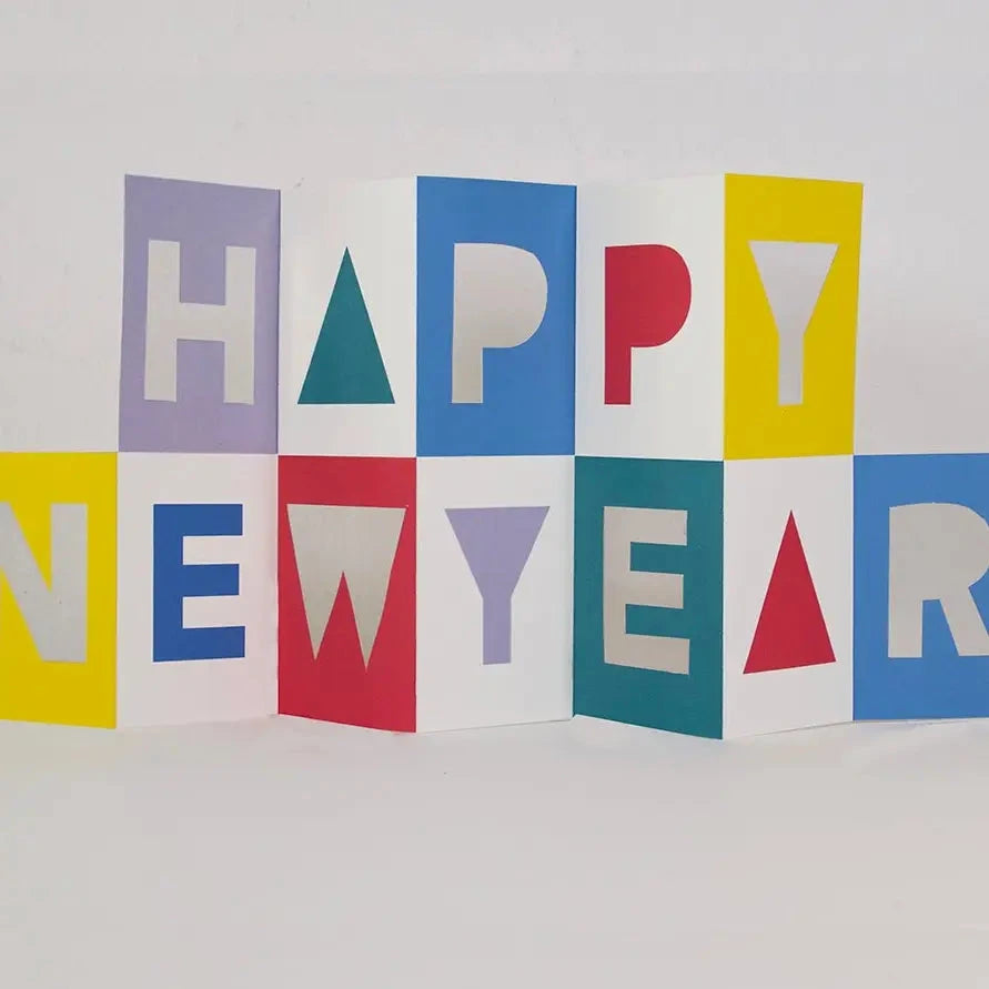cut & make Danke Happy New Year -  Cut Out Karte bei Nauli and Stories