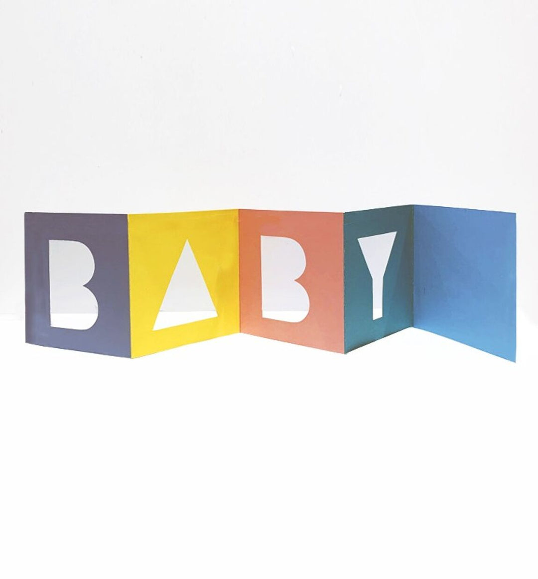 cut & make Geburt BABY  -  Cut Out Karte bei Nauli and Stories