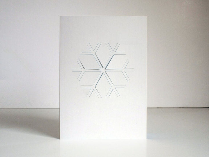 cut &amp; make Hochzeitskarte Schneeflocke -  Fold Out Karte bei Nauli and Stories
