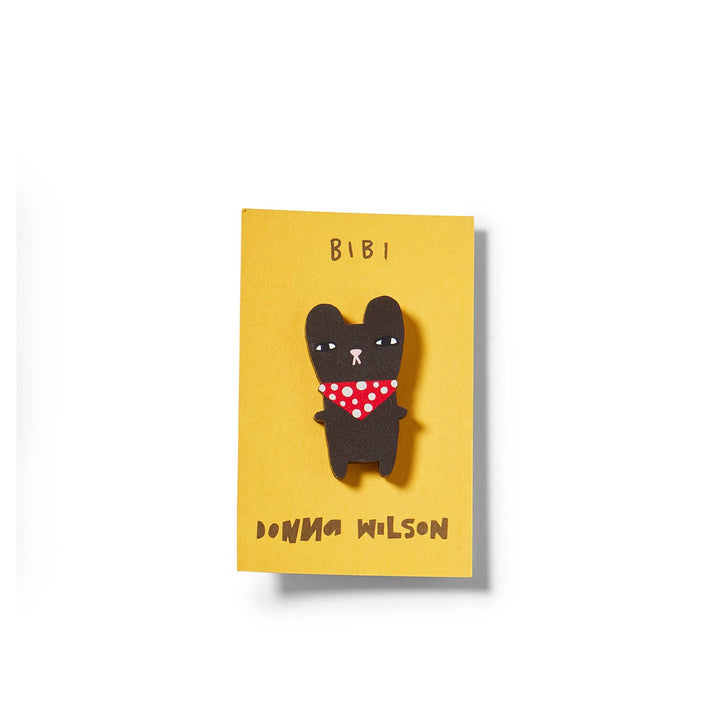 Donna Wilson Bibi Bear Pin Badge bei Nauli and Stories