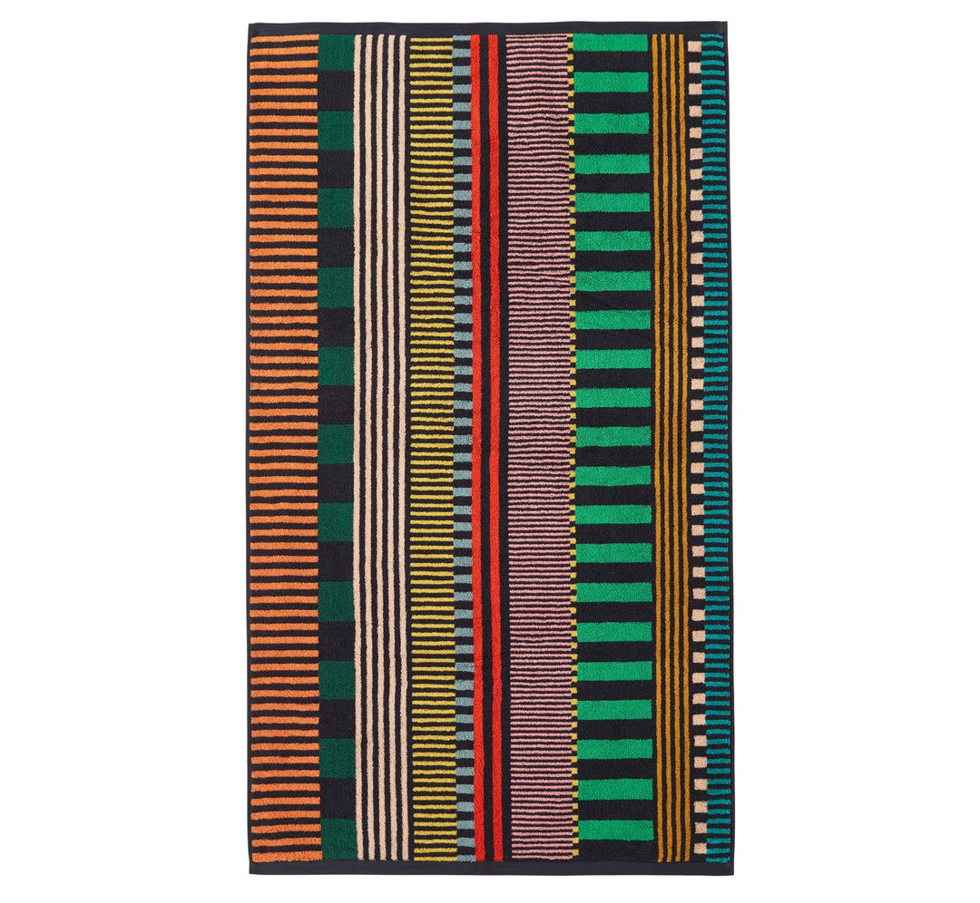 Donna Wilson Handtücher Badetuch Multi Stripe, 70 x 125 cm bei Nauli and Stories