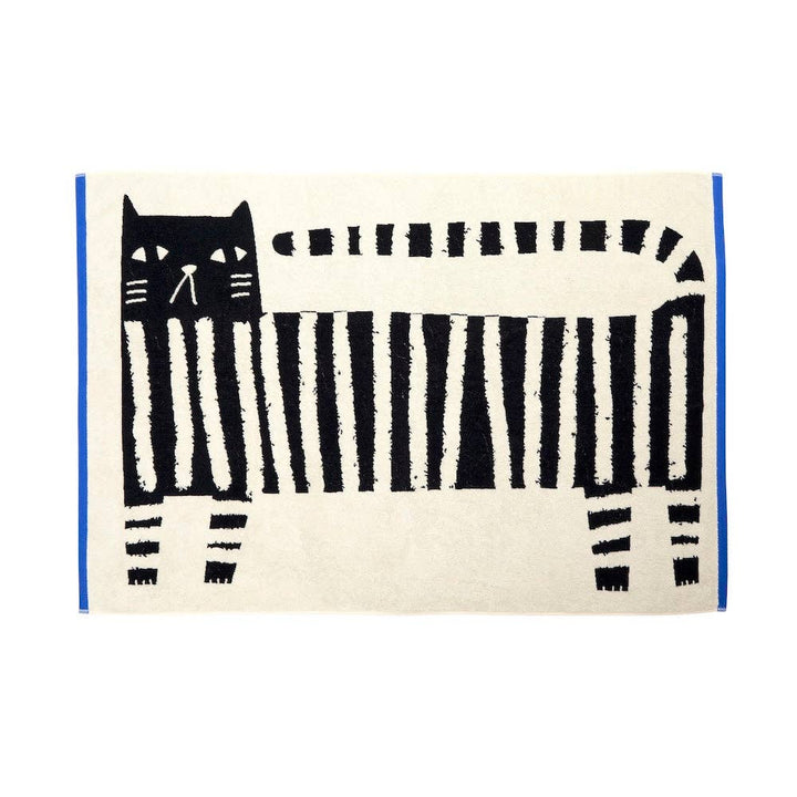 Donna Wilson Handtücher Lazy Cat XL Sheet Towel | 100cm x 150cm bei Nauli and Stories