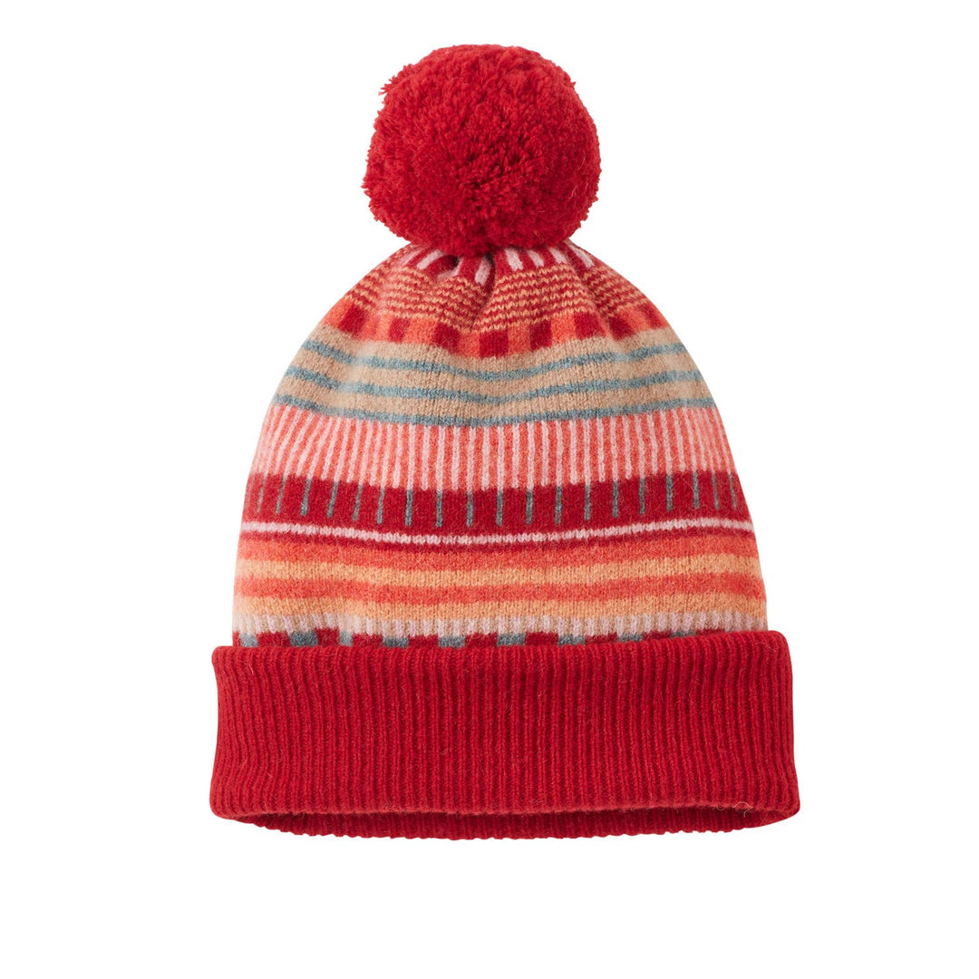Donna Wilson Mütze Static Stripe Mütze - Dubonnet bei Nauli and Stories
