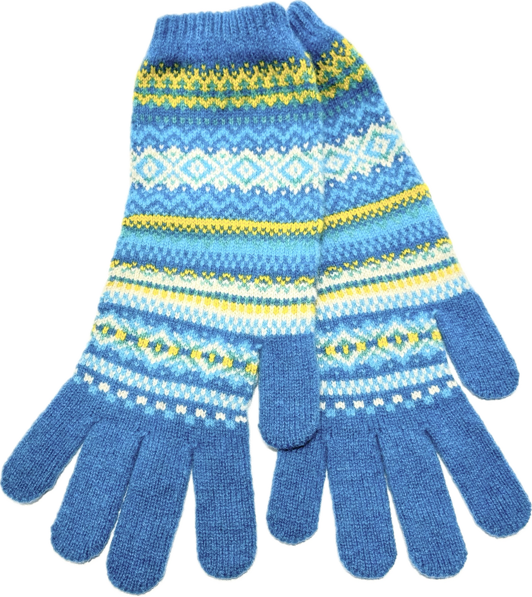 Eribé Handschuhe Handschuhe aus reiner Wolle - Alpine Turquoise bei Nauli and Stories