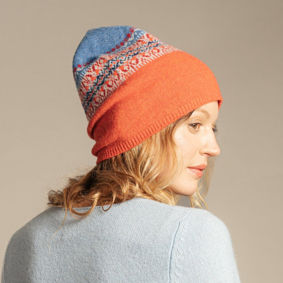 Eribé Mütze Alloa Beanie Blue-Bella bei Nauli and Stories