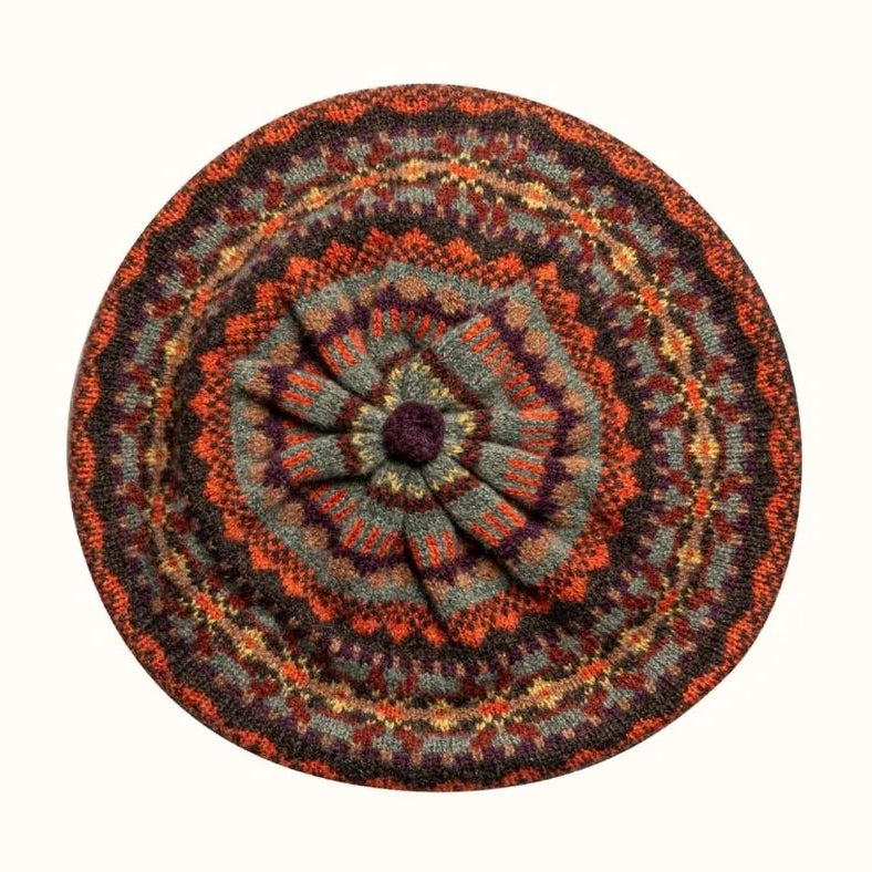 Eribé Mütze Alloa Beret (H4062) (Braemar-Oakley) bei Nauli and Stories