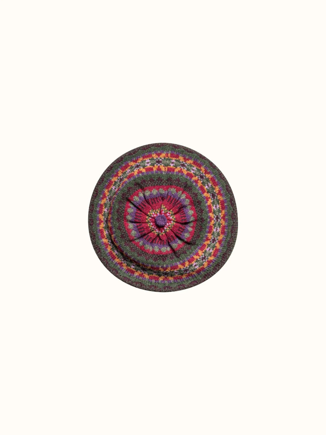 Eribé Mütze Alloa Beret (H4062) (Tyrian-Thistle) bei Nauli and Stories