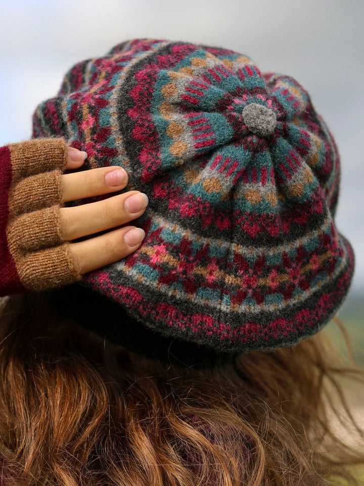 Eribé Mütze Alloa Beret (H4062) (Velvet) bei Nauli and Stories
