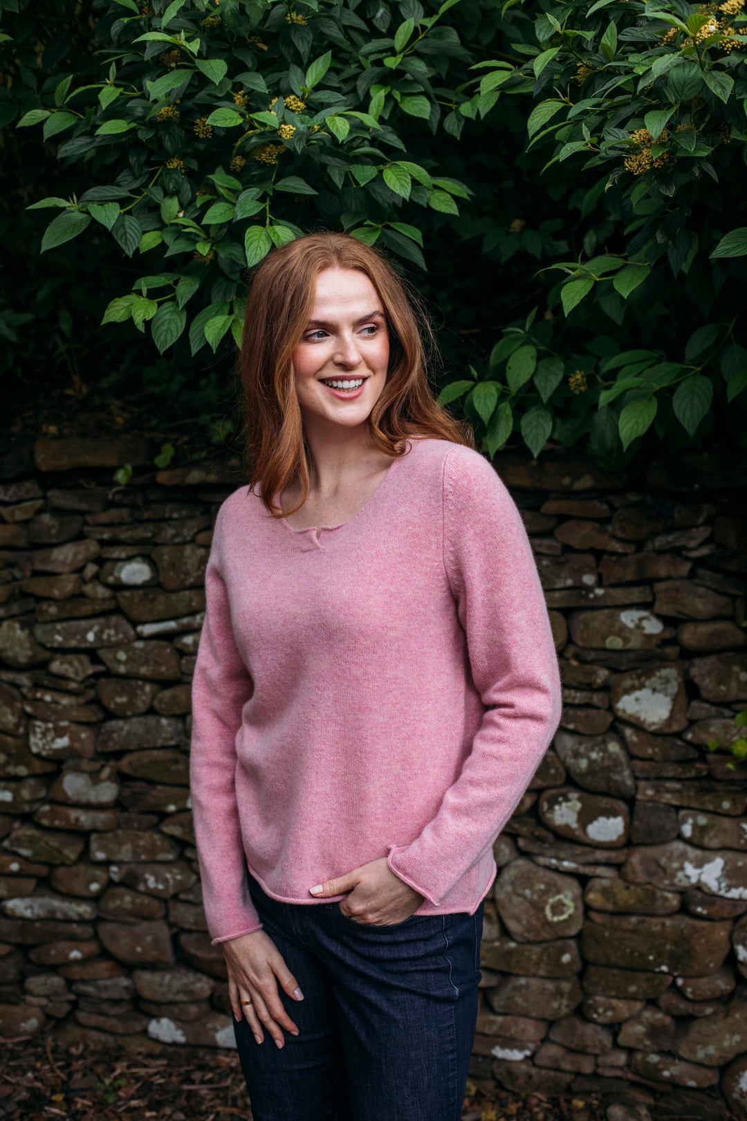 Eribé Pullover Corry Top Pink Haze bei Nauli and Stories
