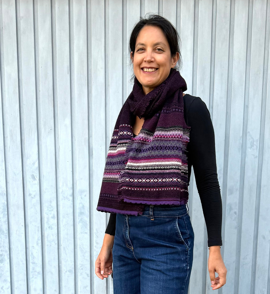 Eribé Schal Alpine Scarf (S3972) (Tyrian) bei Nauli and Stories