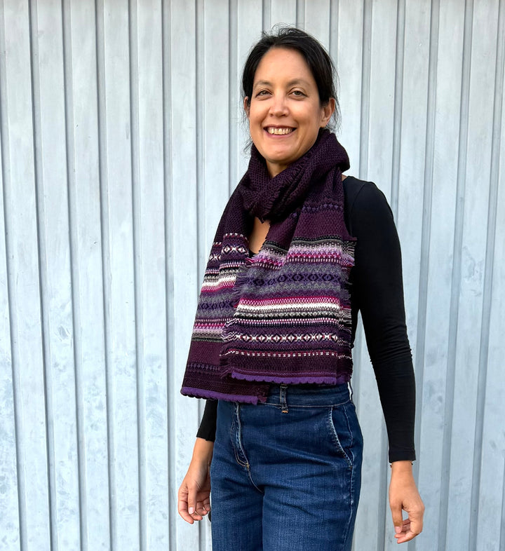 Eribé Schal Alpine Scarf (S3972) (Tyrian) bei Nauli and Stories