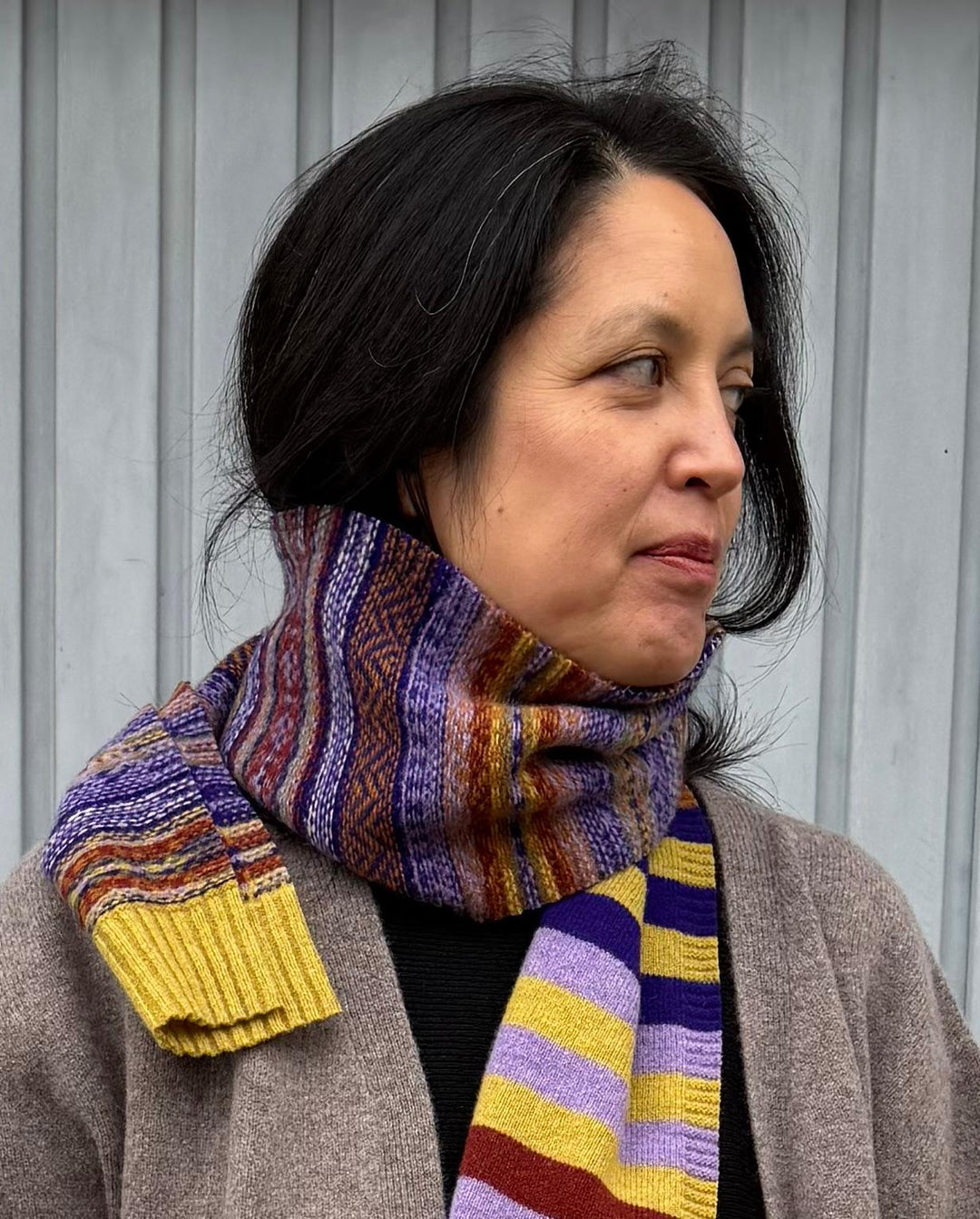 Eribé Schal Stobo Scarf Mulberry bei Nauli and Stories