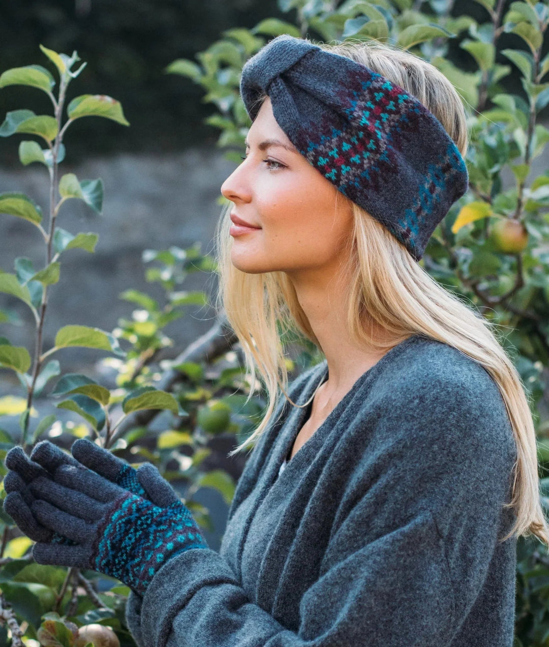Eribé Stirnband Alloa Turban Hat  O´Emerald bei Nauli and Stories