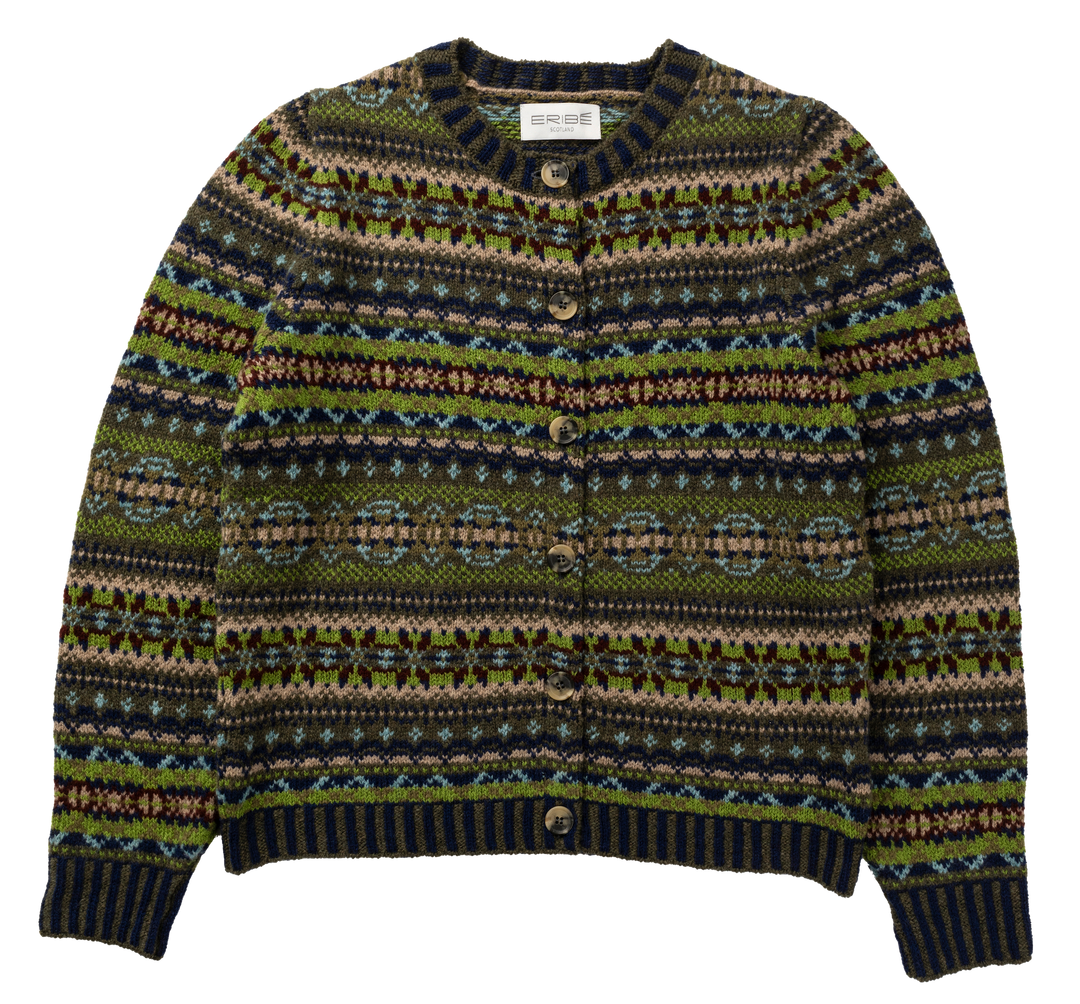 Eribé Strickjacke Kinross Cardigan Loden bei Nauli and Stories