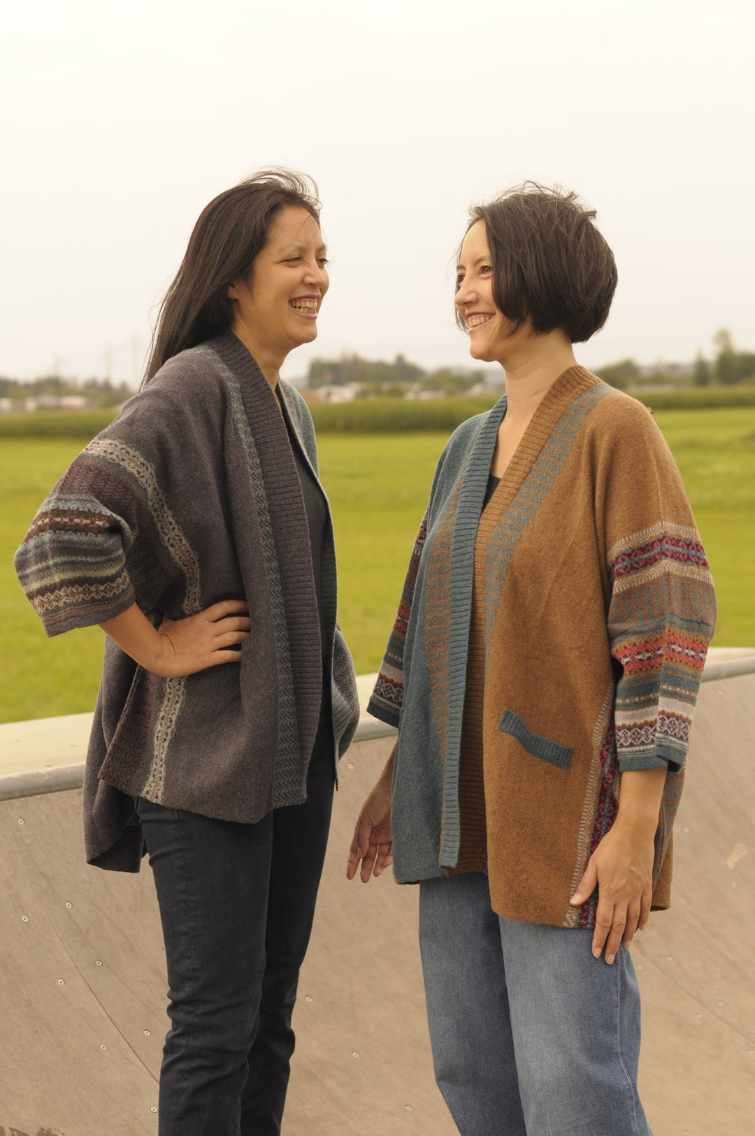 Eribé Strickjacke Jacke Blanket Montrose -  onesize - Lugano bei Nauli and Stories