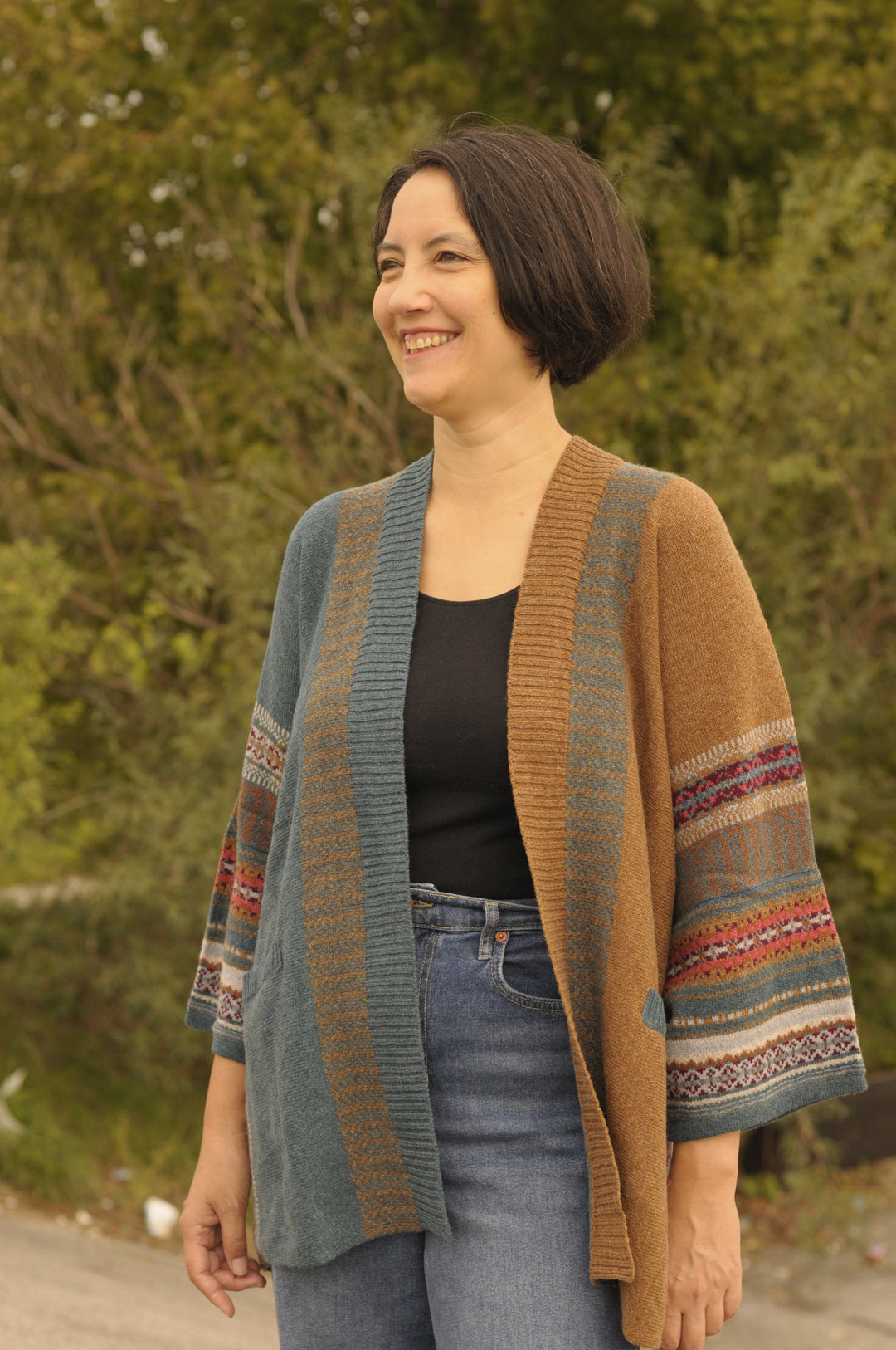 Eribé Strickjacke Jacke Blanket Montrose -  onesize - Lugano bei Nauli and Stories
