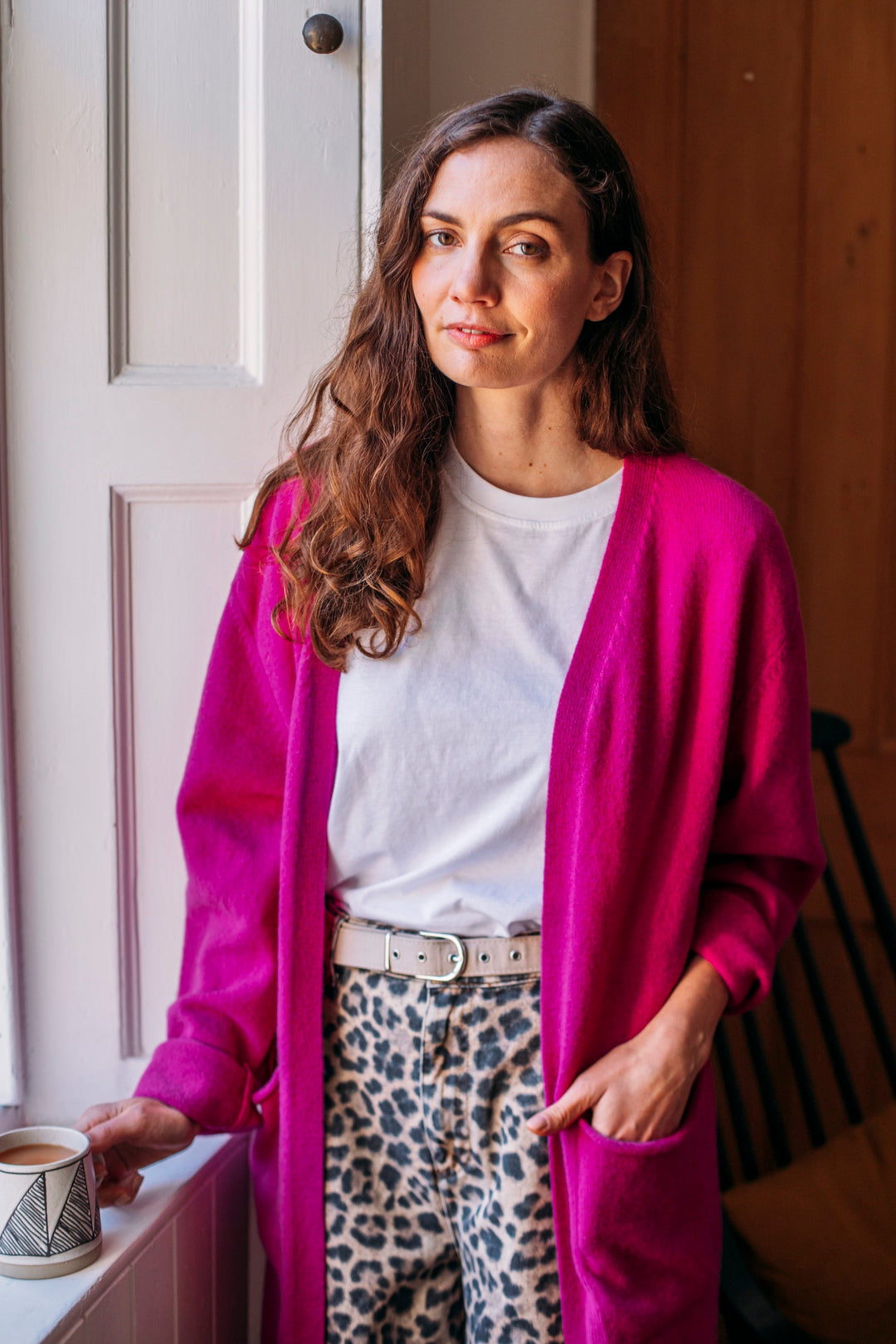 Eribé Strickmantel Strickmantel Corry Long Cardigan Honesty bei Nauli and Stories