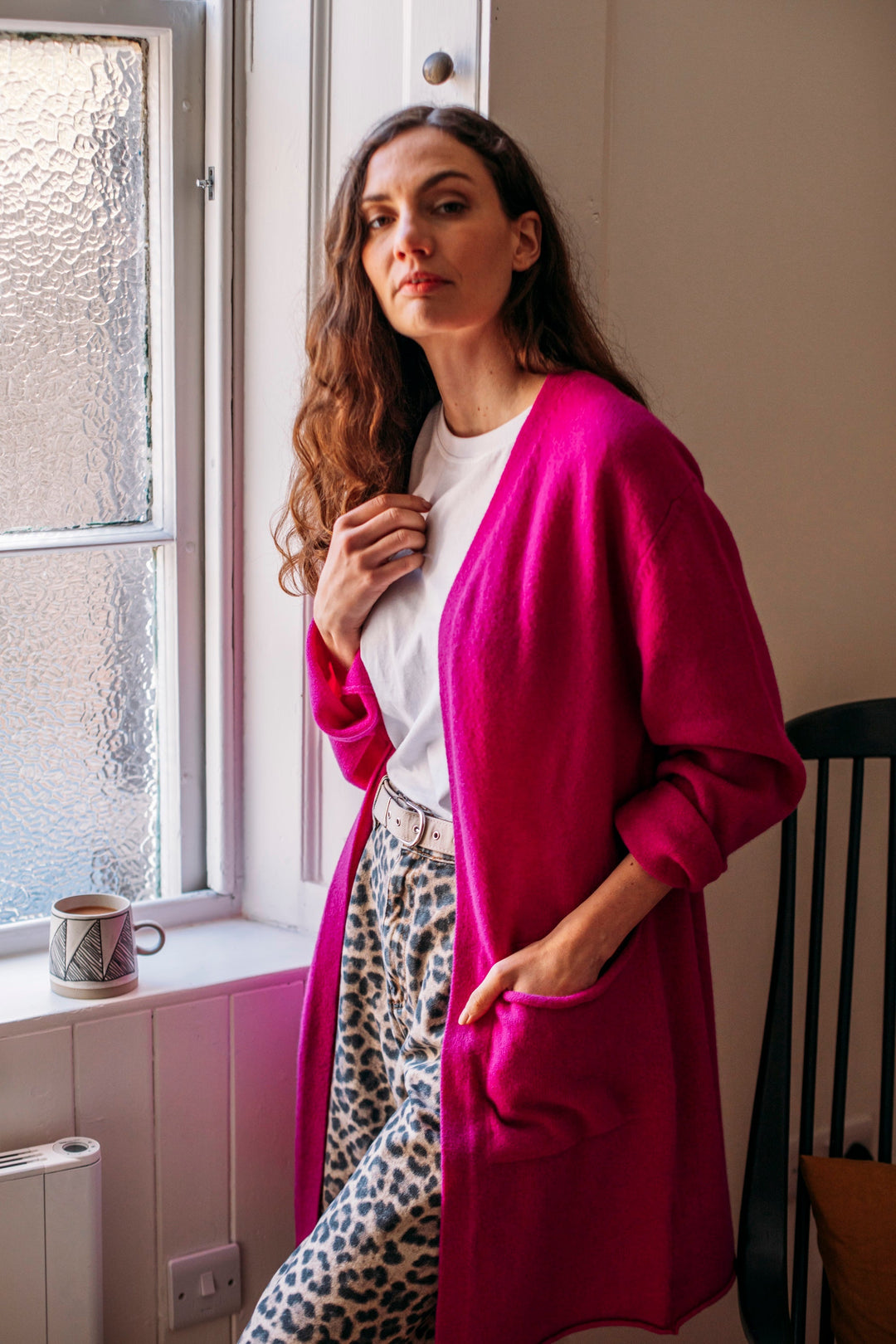 Eribé Strickmantel Strickmantel Corry Long Cardigan Honesty bei Nauli and Stories