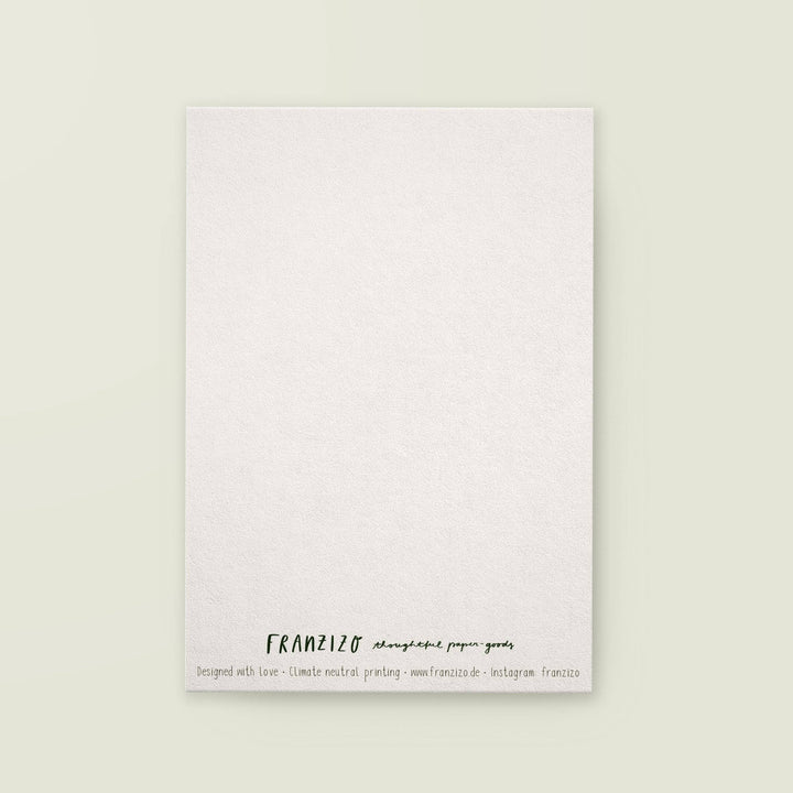 franzizo nachhaltige papeterie Mut machen Postkarte “Everything is possible” bei Nauli and Stories