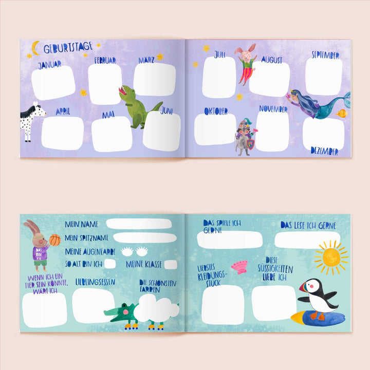 Frau Ottilie Erinnerungsbuch Freundebuch | Schule bei Nauli and Stories