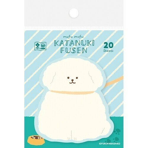 Furukawa Shiko Haftnotizzettel Haftnotizblock süßer Hund - Bichon Frisé bei Nauli and Stories