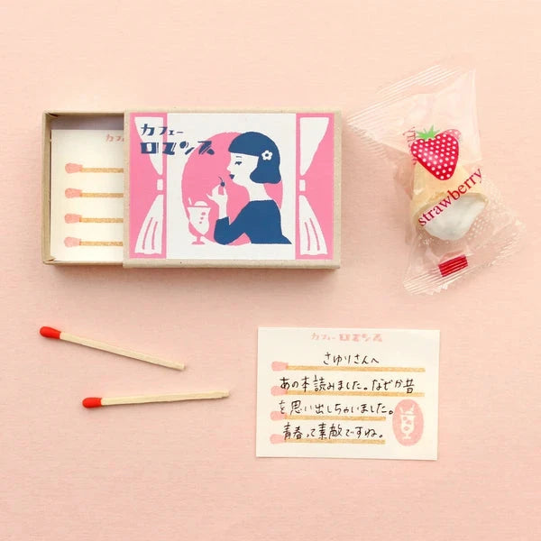 Furukawa Shiko Sticker Notecards in der Schachtel Dame bei Nauli and Stories