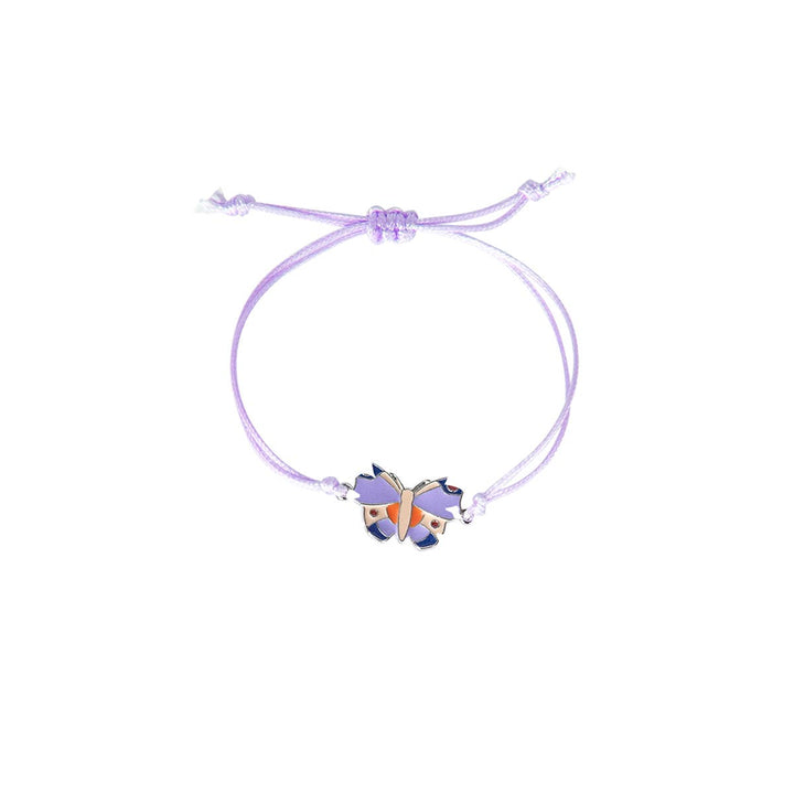 Global Affairs Armband Armband lila Schmetterling bei Nauli and Stories