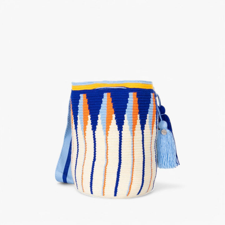 Guajii Handtasche Geometric crossbody bag L | Aegean bei Nauli and Stories