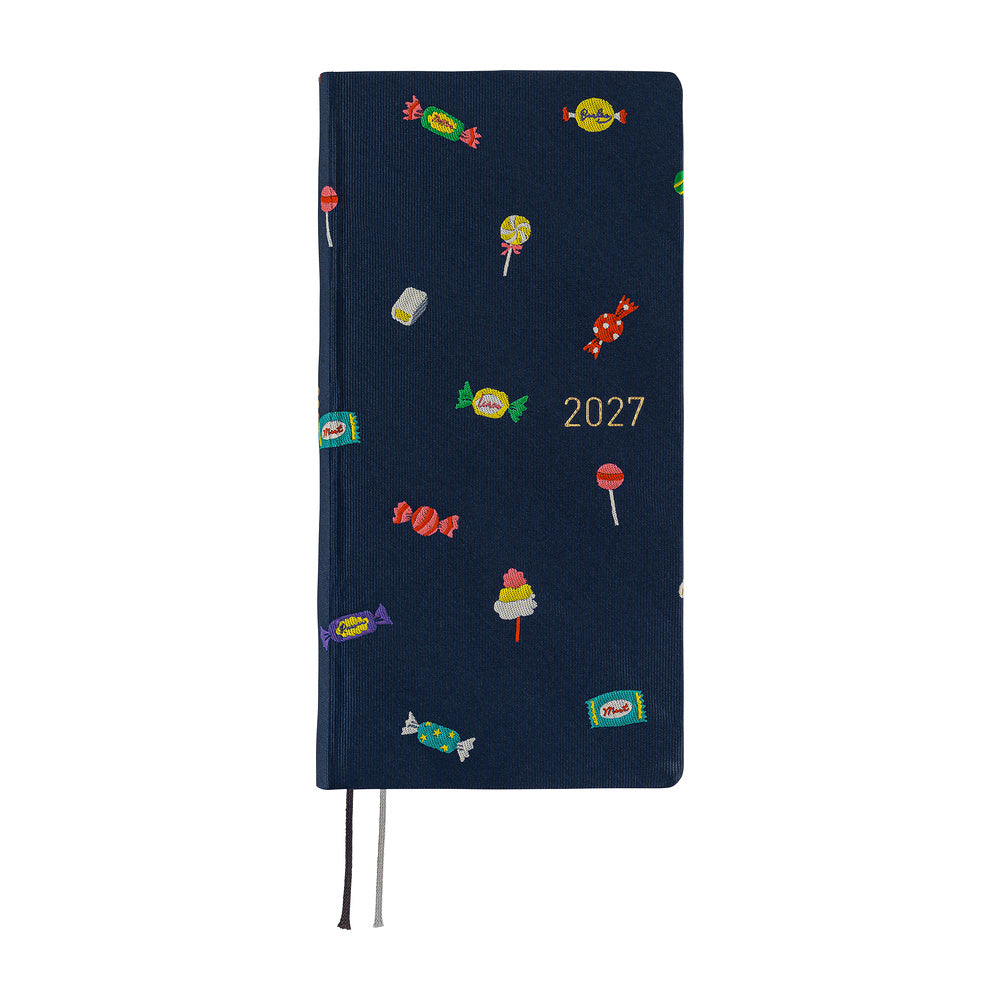 Hobonichi Kalender Weeks MEGA Bow & Tie: Candy Dream - 2027 bei Nauli and Stories