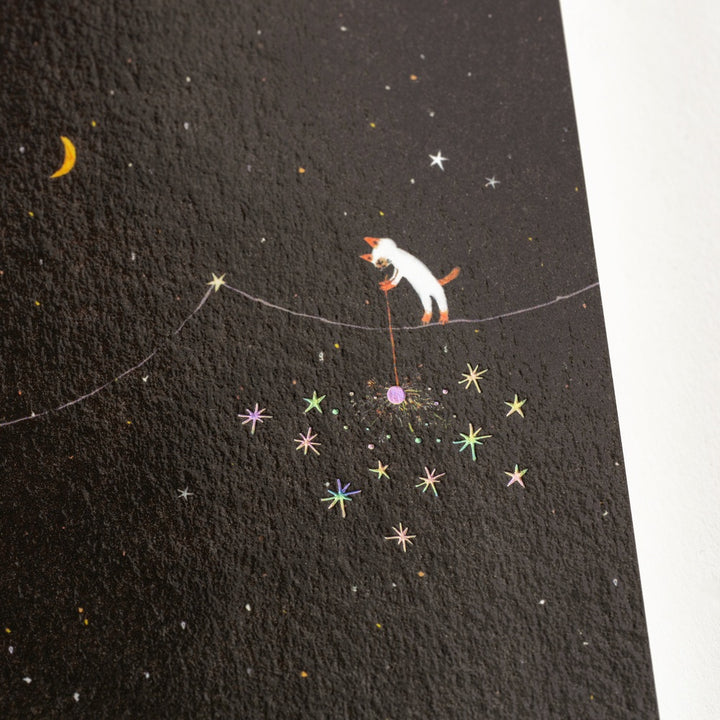 Hobonichi Notizbuch A5 Hiroko Kubota: Hobonichi Graph Notebook (A5) - Another night of falling star sparklers - 2027 bei Nauli and Stories