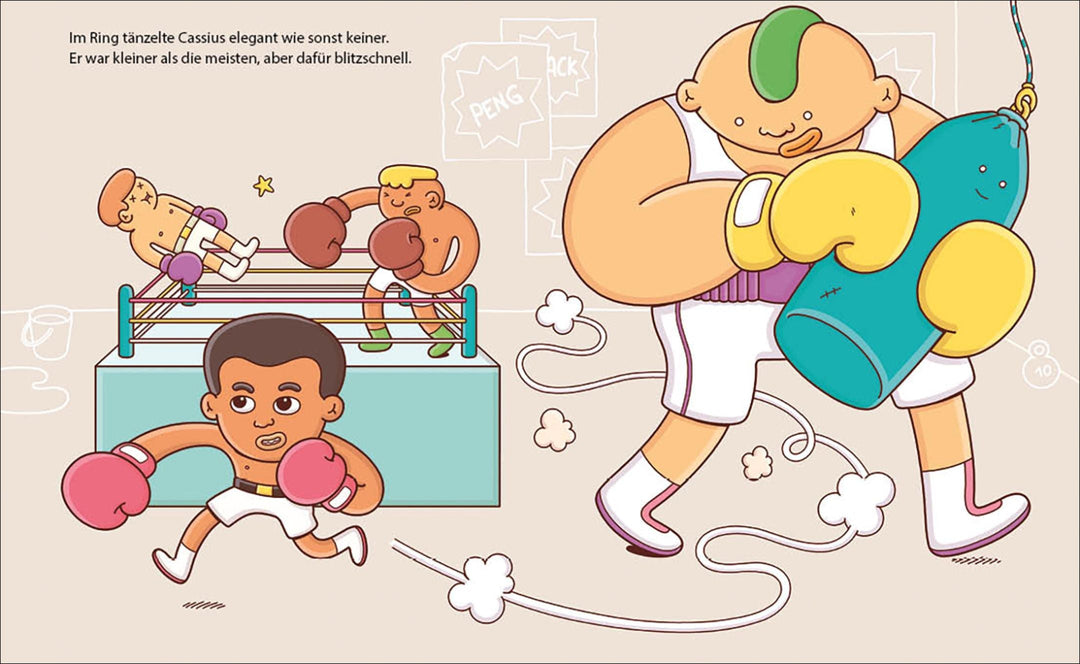 Insel Verlag Bilderbuch Little People, Big Dreams auf Deutsch: Muhammad Ali bei Nauli and Stories