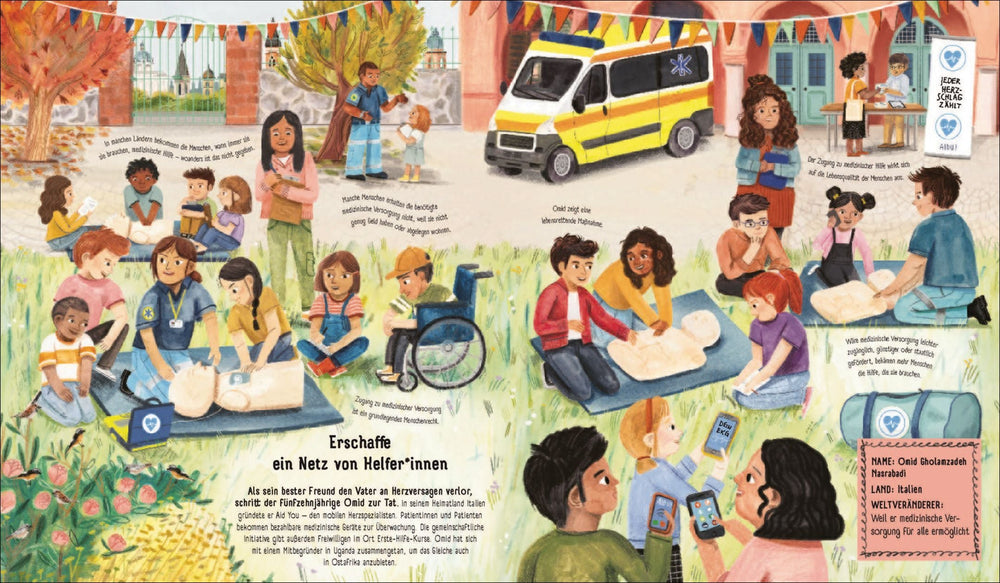 Insel Verlag Bilderbuch Rette die Welt mit Deiner Idee - Bilderbuch bei Nauli and Stories