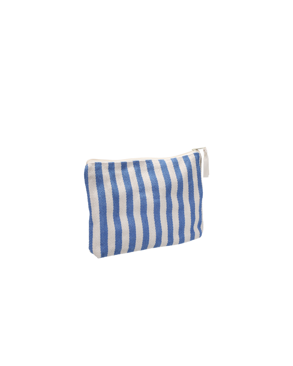Kado Design Kulturbeutel gestreifte Pouch blau bei Nauli and Stories
