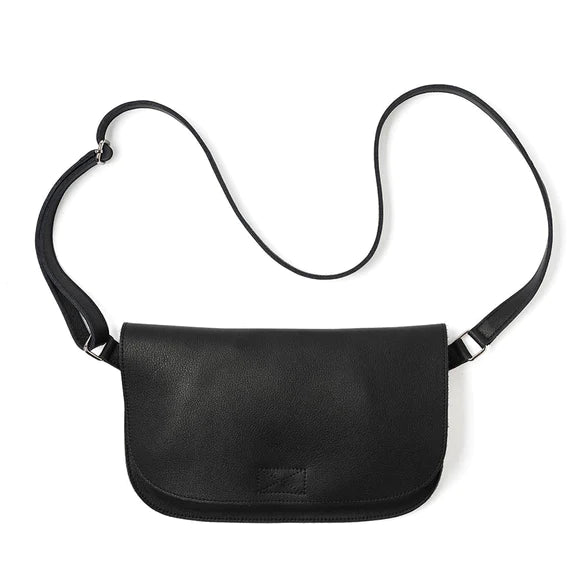 Keecie Handtasche Handtasche aus Leder - Lazy Boy - Cross Body Bag - schwarz bei Nauli and Stories