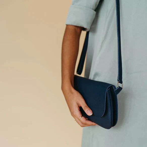 Keecie Handtasche Handtasche - Crossbodybag - aus Leder - Double Up - powder pink bei Nauli and Stories
