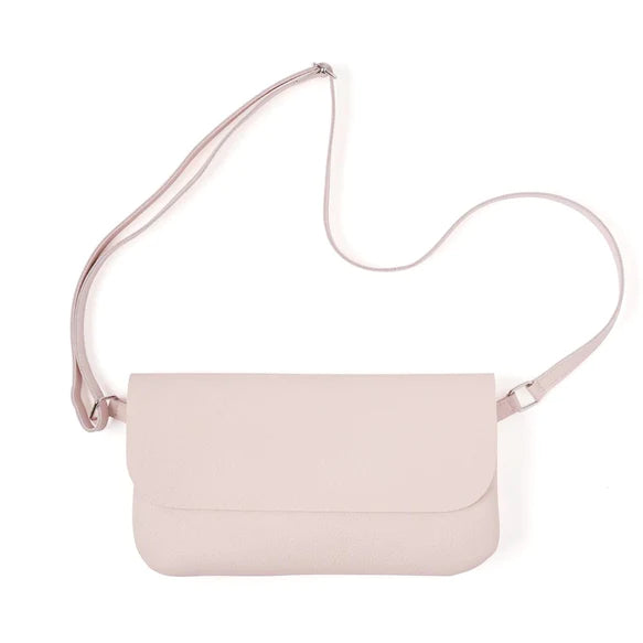 Keecie Handtasche Handtasche - Crossbodybag - aus Leder - Double Up - powder pink bei Nauli and Stories