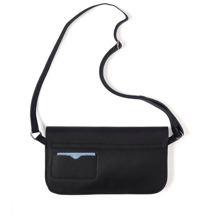 Keecie Handtasche Handtasche - Crossbodybag - aus Leder - Double Up - Schwarz bei Nauli and Stories